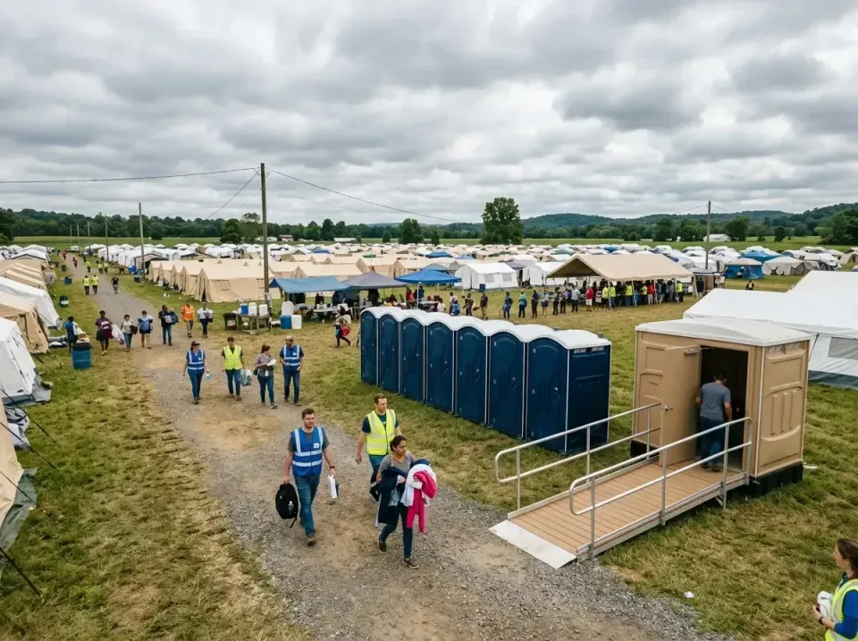 disaster-relief-camp-restrooms-010 — frequently asked questions, Dumpster & Portable Bathrooms Rental in Clearview, WA